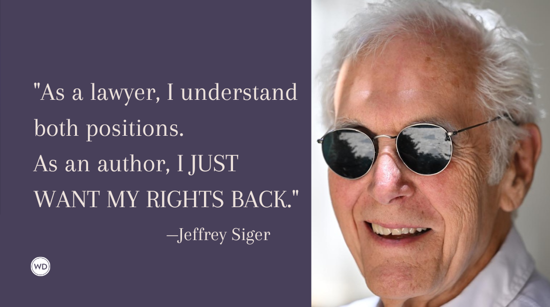 My Battle to Keep My Novel Series in the Marketplace, by Jeffrey Siger